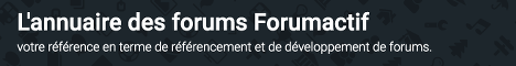L'annuaire des forums Forumactif